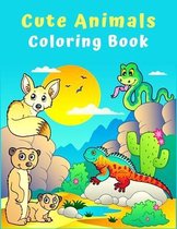 Cute Animals Coloring Book