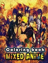 Mixed Anime Coloring Book