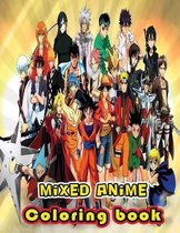 Mixed Anime Coloring Book