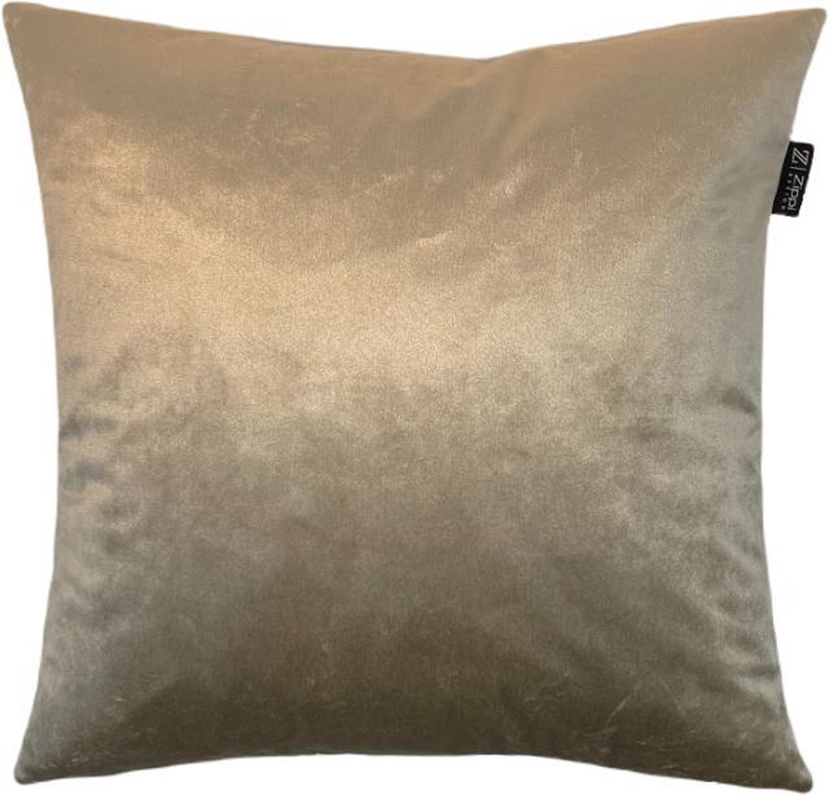 Zippi Design Sandy Velvet Sierkussen 45x45 cm kleur goud beige - ACTIE nu inclusief veren vulling!