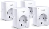 TP-Link Tapo P100 - Slimme Stekker - Smart Plug - 4 stuks - WiFi Stopcontact