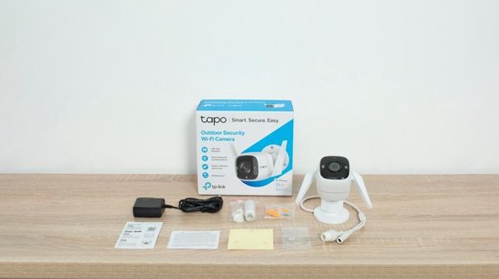 Tapo C310 Beveiligingscamera buiten - 2K - Sterrenlicht-nachtzicht Home Security Wi-Fi - Wit
