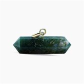 Dark Green Agate Stone Pendant