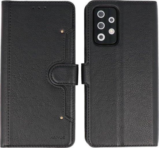 Bestcases Book Case Telefoonhoesje - Kaarthouder Portemonnee Hoesje - Wallet Cases - Samsung Galaxy A72 / A72 5G - Zwart