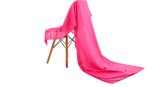 Emilie Scarves omslagdoek sjaal Lang Satijn - fuchsia roze - 200*70CM