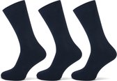 Teckel 3-pack heren sokken katoen naadloos - bruin - 40/46