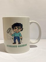 Merch4Gamers - Keyboard Warrior Mug - 100% Keramiek