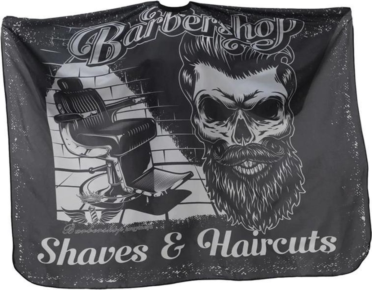 Premium Salon Kapmantel - Waterproof Kappersmantel - Kappersschort Waterproof - Kappers Patronen - Barbershop