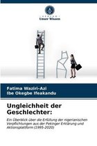 Ungleichheit der Geschlechter