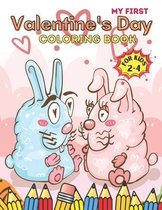 My First Valentine's Day Coloring Book For Kids 2-4