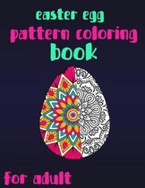 easter egg pattern coloring book for adult