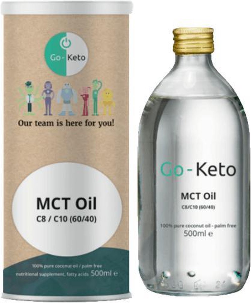 Go-Keto MCT olie premium blend 60 C8/40 C10