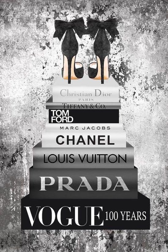 TOPMO- Fashion designers- Vogue, Prada, LV, Chanel, MJ, TF, Dior- 40X50CM-  Diamond