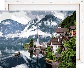 Winters landschap - Schilderen op nummer - Met frame - 40x50 cm