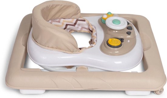 Little World Loopstoel - Babywalker Pluto - Beige van Little World — afbeelding 3