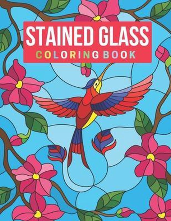 Stained Glass Coloring Book - cover