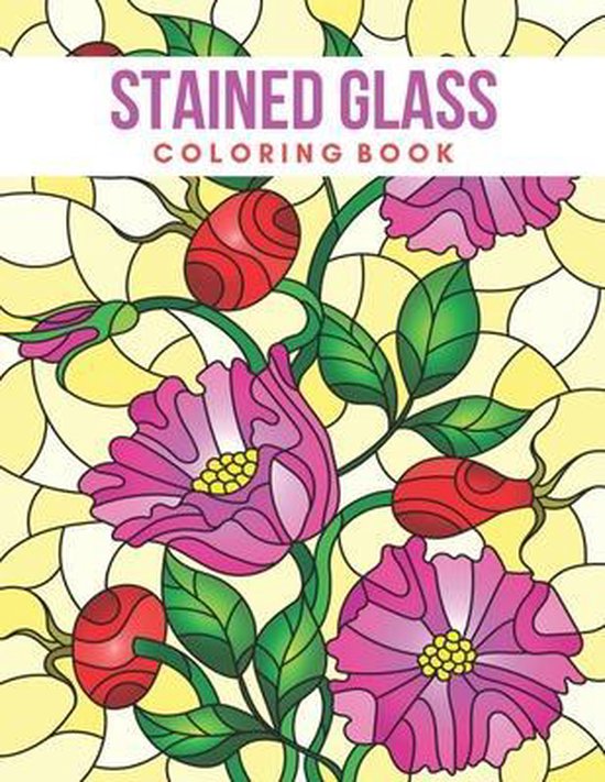 Stained Glass Coloring Book - cover