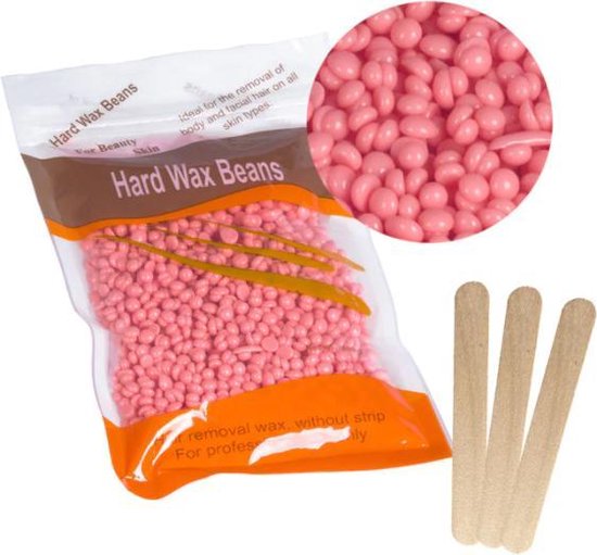 Hard Wax Beans - 100 gram - Hars - Rose - Ontharen lichaam en gezicht -  Harsen - Waxen... | bol.com