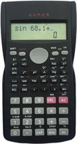 PigMig - Engineering wetenschappelijke rekenmachines, 2-Line Display Multifunctionele rekenmachine voor student en leraar, Zwart