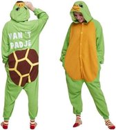 Helemaal van 't padje onesie - unisex - maat L/XL - carnavalspak heren – carnaval heren – carnavalskostuum heren – onesie – onesie volwassenen – onesie dames – onesies heren – ones