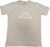 Kappa - T-shirt Logo Cromen - Grijs - maat L - Unisex