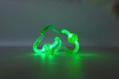 Tangle Toys - Atomic - 2x LED - The Original Fidget - Groen