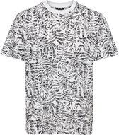 ONLY & SONS ONSADRIEL LIFE REG SS AOP TEE Heren T-Shirt - Maat M