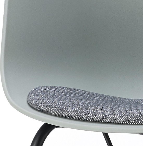 DS4U® kuipstoel Bay Metal - eetkamerstoel - stoel - industrieel - design -  kunststof -... | bol.com