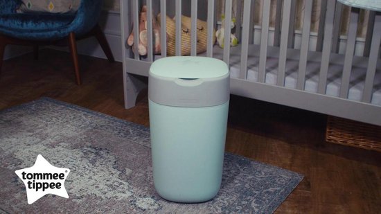 Tommee Tippee Twist & Click Blue poubelle à couches + recharge pour poubelle