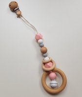 RiFresh - wagenhanger - maxi cosi speeltje - roze - met belletje