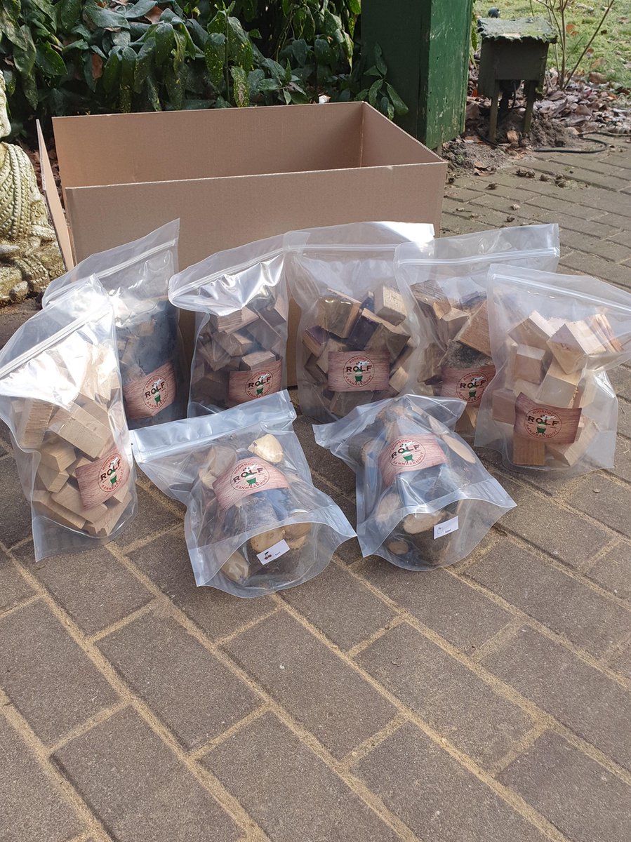Rookhout assortiment appel / kers / eik / beuken