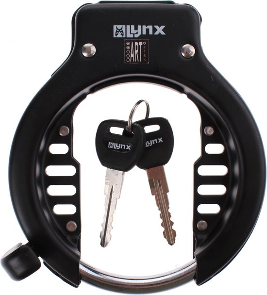 Lynx Fiets Ringslot Fietsslot Frameslot - ART2| 10 mm pendikte - Corrosiewerend - Zwart van Lynx. — afbeelding 5
