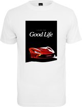 Heren T-Shirt Good Life Tee wit