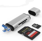 Lecteur de carte clé USB WiseGoods 5 en 1 - Lecteur de carte mémoire - Lecteur de carte MicroSD / Lecteur de carte mémoire TF - Type C / Android / USB