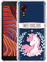 Hoesje Geschikt voor Samsung Galaxy Xcover 5 - Sweet Unicorn
