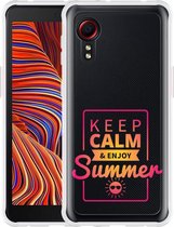 Hoesje Geschikt voor Samsung Galaxy Xcover 5 - Summer Time