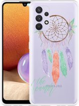 Hoesje Geschikt voor Samsung Galaxy A32 4G Watercolor Dreamcatcher