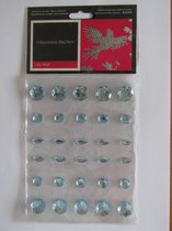 Graham & Brown Decoratie Kristallen Lichtblauw | 150 stuks