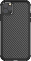 Apple iPhone 11 Backcover - Zwart - Carbon - Shockproof TPU hoesje