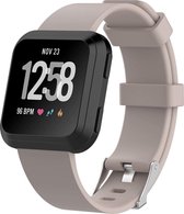 YPCd® Siliconen bandje - Fitbit Versa - Versa 2 - Versa Lite - Large - Kaki