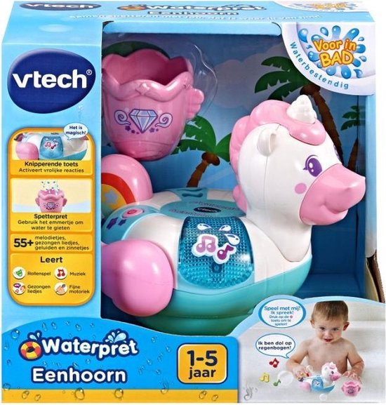 VTech Blub Blub Bad Waterpret Eenhoorn - Interactief Babyspeelgoed
