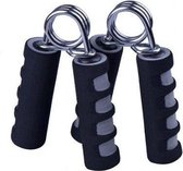 Hand trainer - grip trainer - sterkteniveau 15 KG - zwart/grijs
