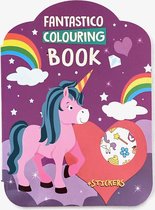 Fantastico Colouring Book - Unicorn - Kleurboek - Stickerboek