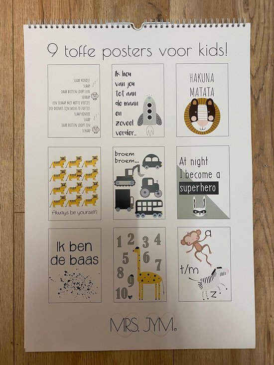 9 toffe posters voor KIDS!