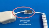ONTKRULLER voor telefoonkrulsnoer - Twist-Stop - Untangler - Anti-krul