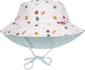 Lässig - Omkeerbare UV Bucket hoed voor baby's - Spikkel - Wit - maat 3-6M (43-45CM)