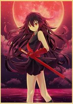 Akame Ga Kill! Akame Red Moon Anime Manga Poster 42x30cm