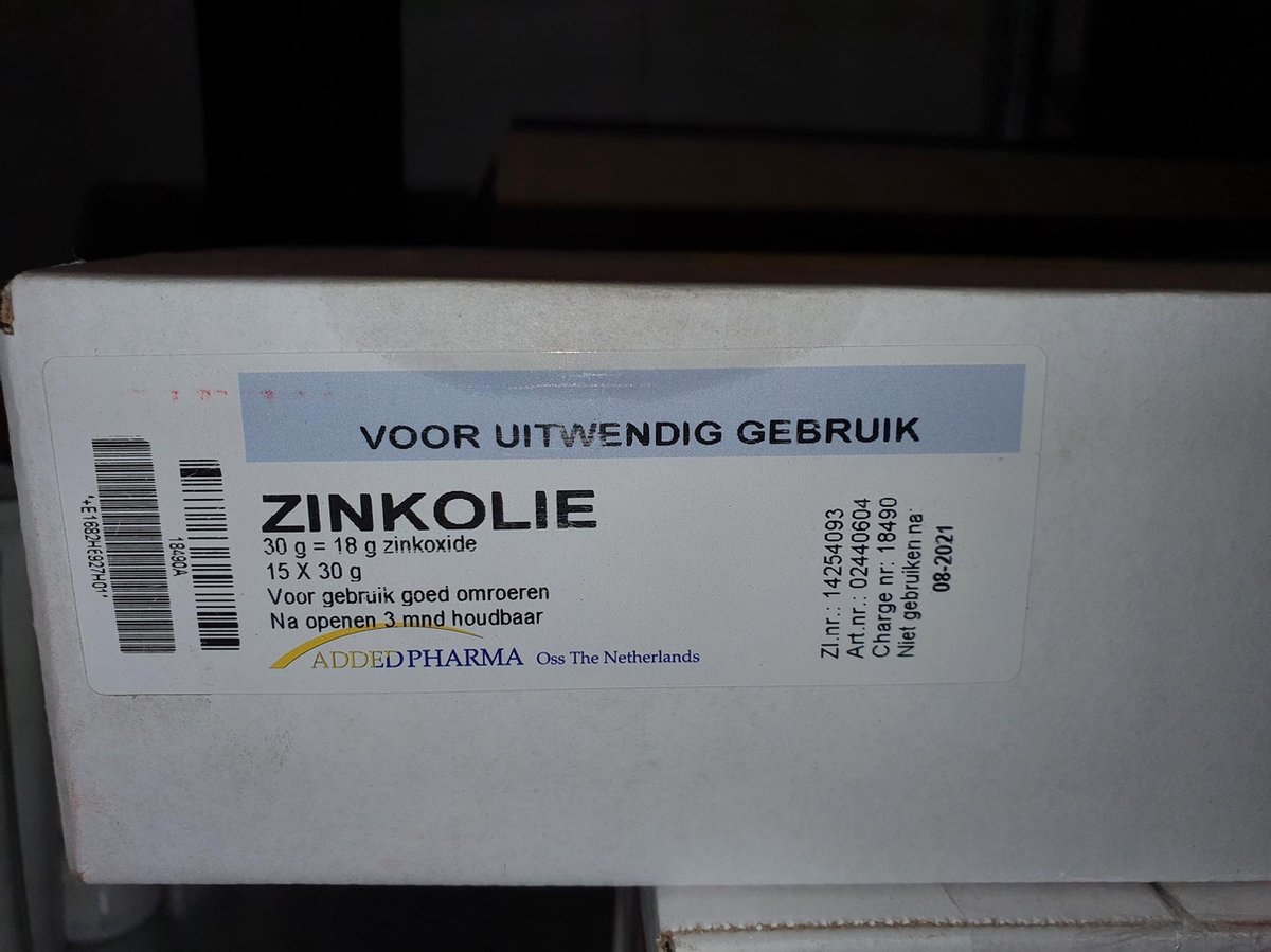Diversen Zinkoxide smeersel 15 x 30 pot 450g