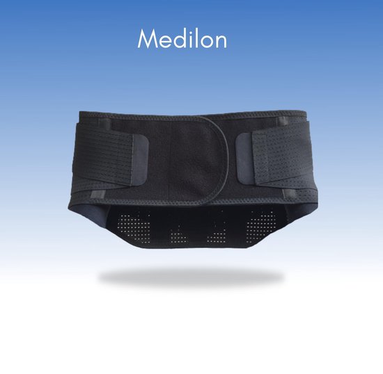 Medilon Rugbrace Onderrug – Rugband met Baleinen – Rug Brace voor Lage Rugpijn – Maat XXL – Steunband Geschikt voor Man en Vrouw - Medilon