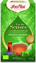 Yogi Tea For the Senses - Peaceful Moment - Voordeelverpakking 6 pakjes van 20 theezakjes